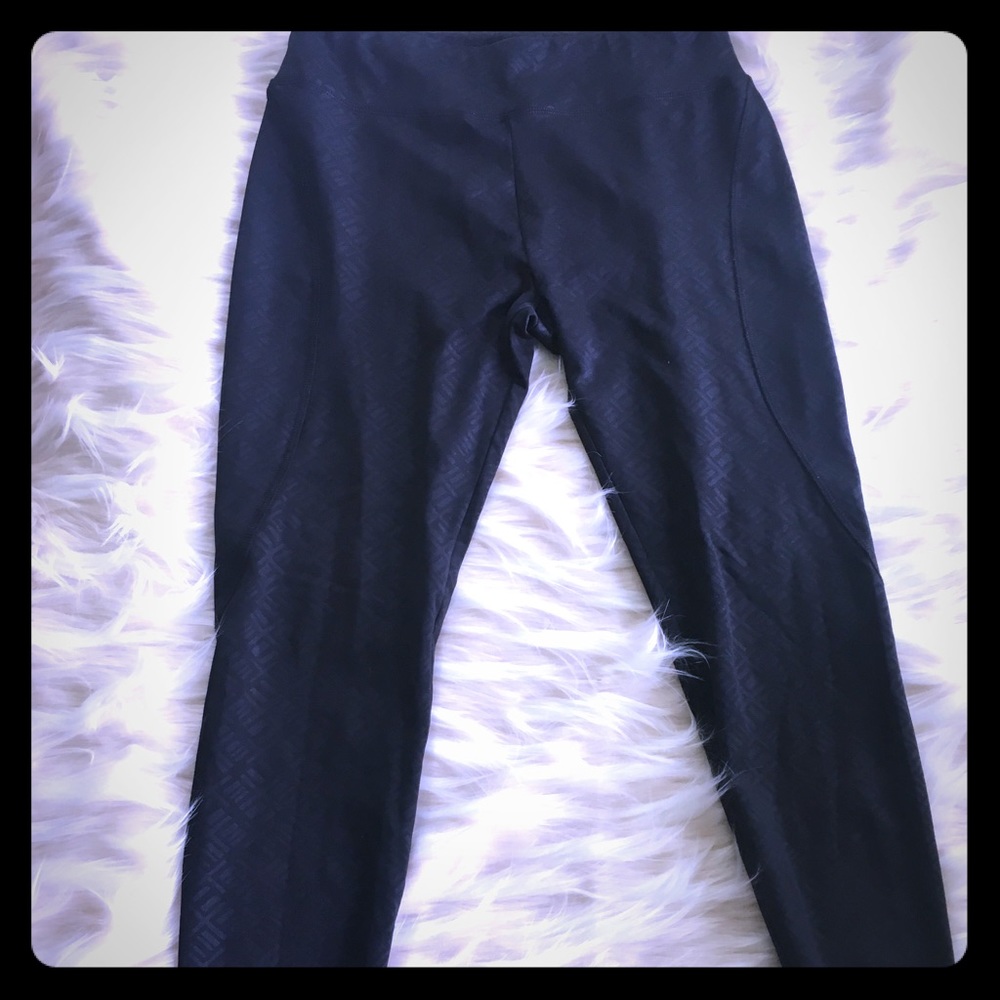 Basic black running leggings size medium